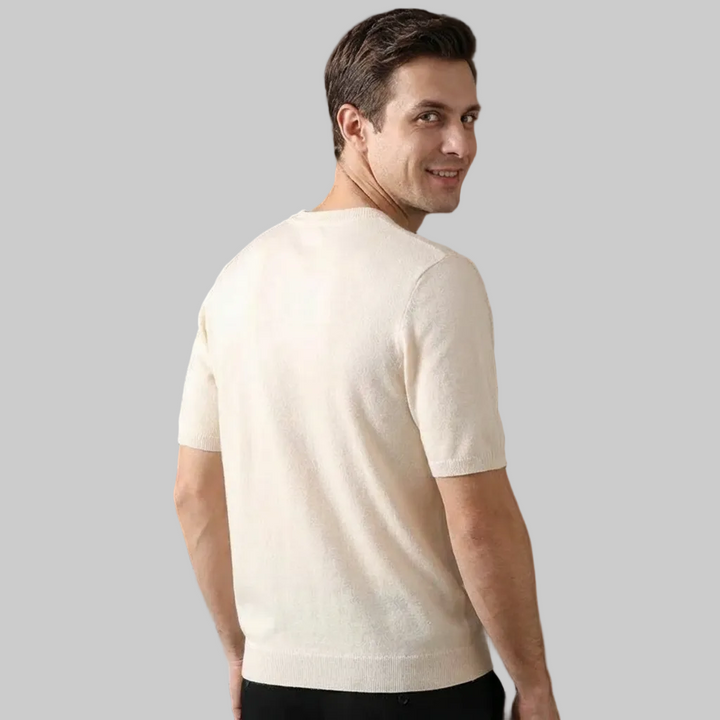 Herre-T-shirt med rund hals – Elevated Basics til hverdagsbrug