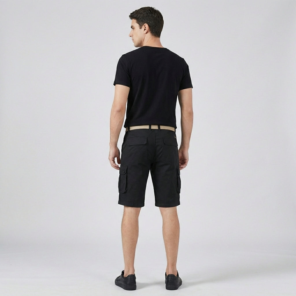 Herre cargo shorts med flere lommer