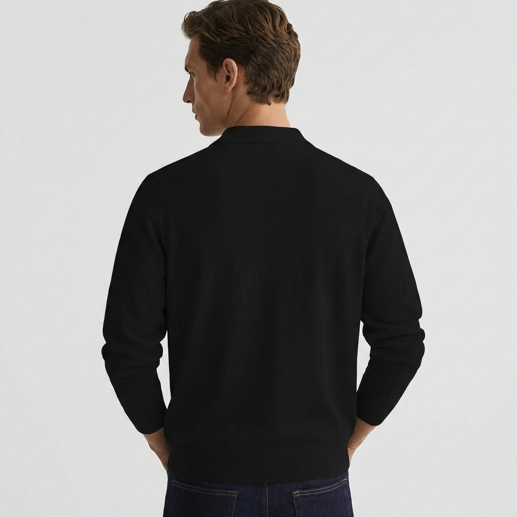 Herre bomuldspoloshirt