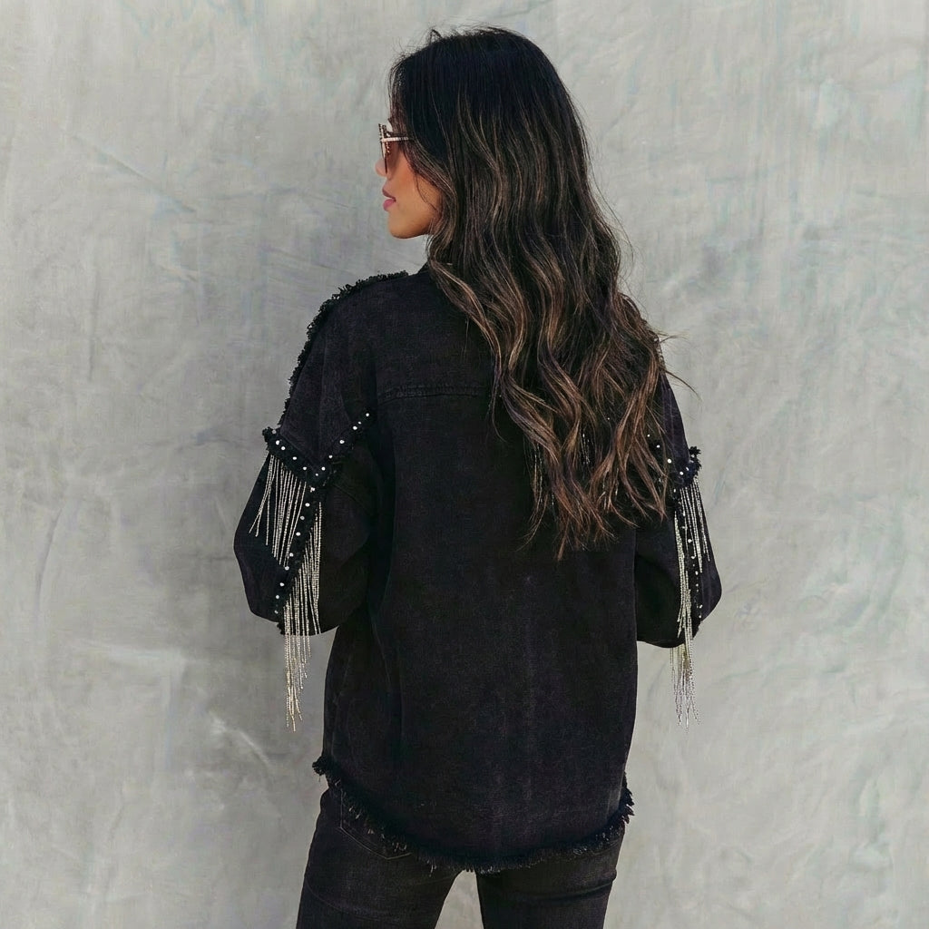 Cowgirl-stil denimjakke