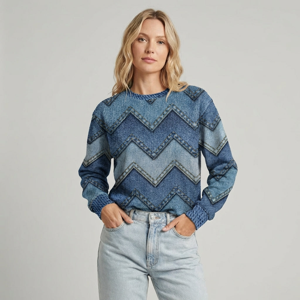 Stilfulde Jeans med Lange ærmer