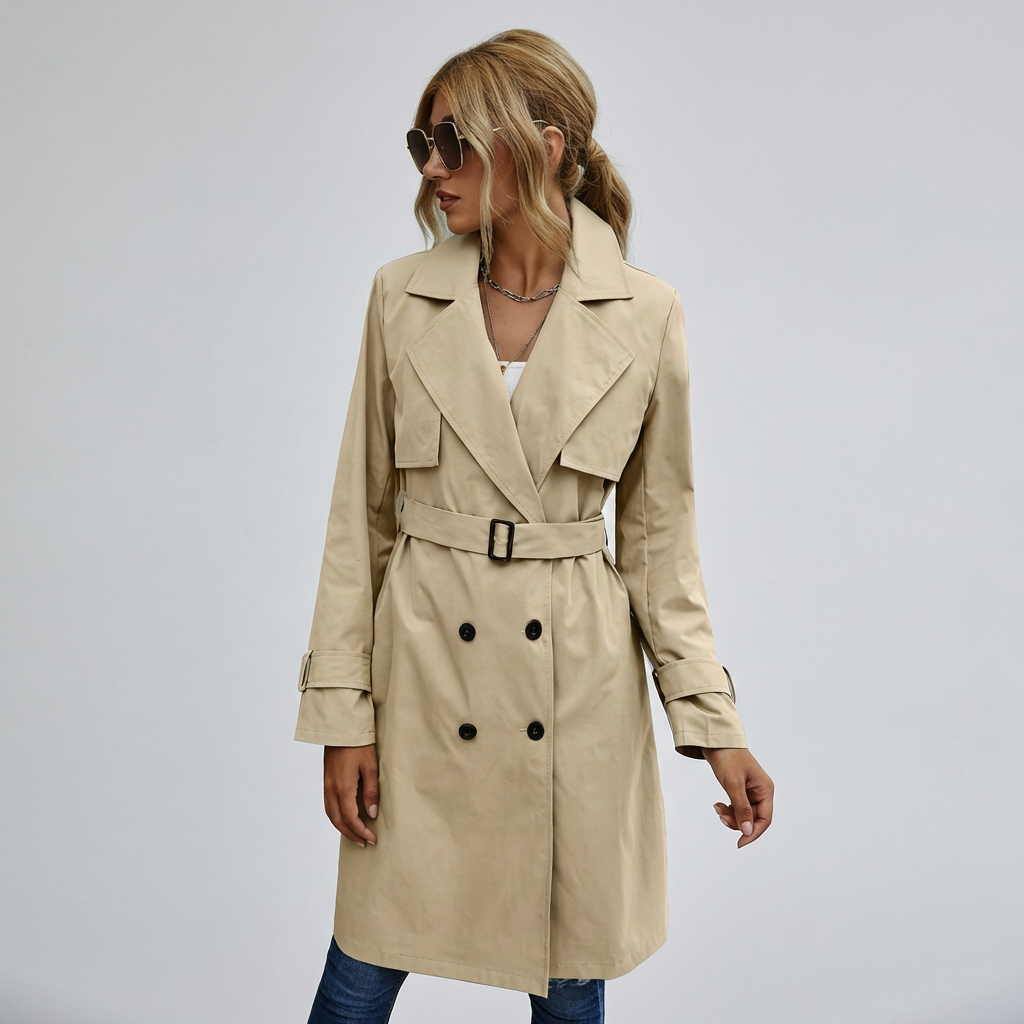 Elegant Trenchcoat til Streetwear