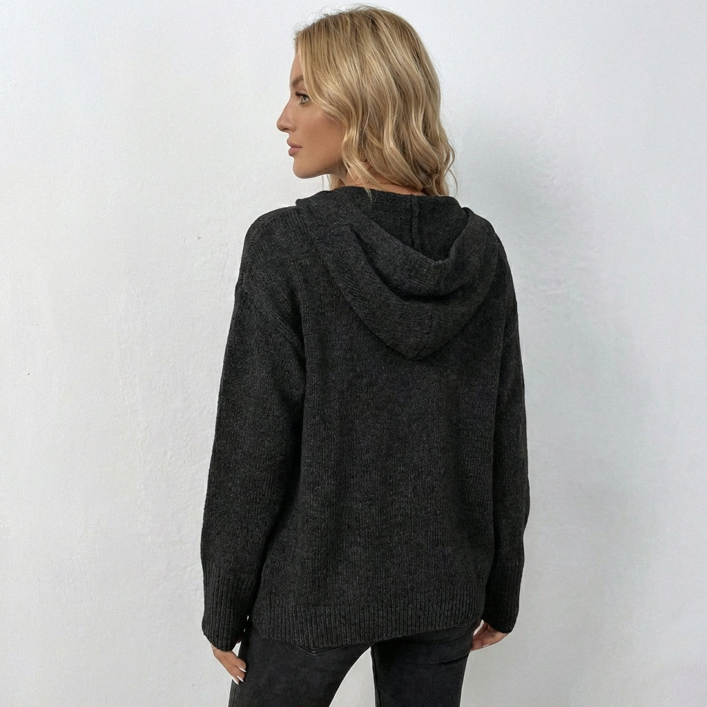 Stilfuld Strikket Chikke Cardigan
