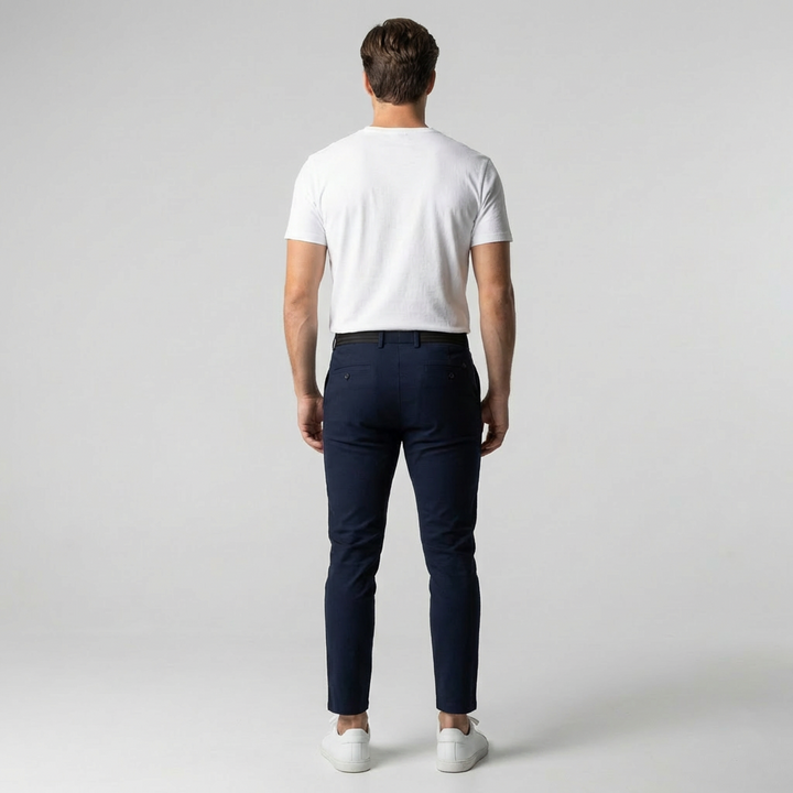 Herrechinobukser i elegant stil til hverdagsbrug