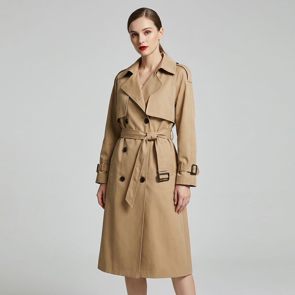 Yvette - Elegant Windbreaker Coat til Kvinder