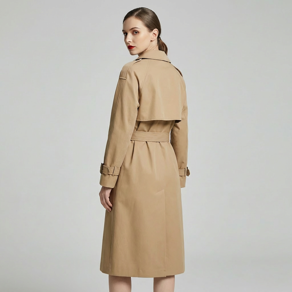 Yvette - Elegant Windbreaker Coat til Kvinder
