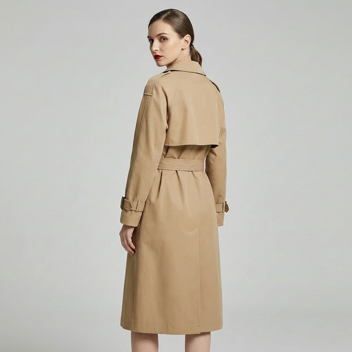 Yvette - Elegant Windbreaker Coat til Kvinder