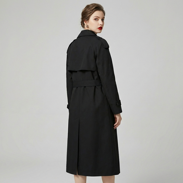 Unnie - Elegant Koreansk Trenchcoat til Kvinder