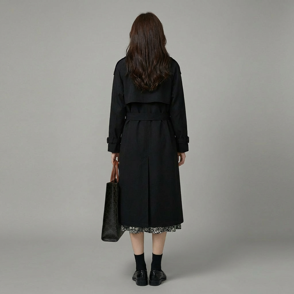 Yvette - Elegant Windbreaker Coat til Kvinder