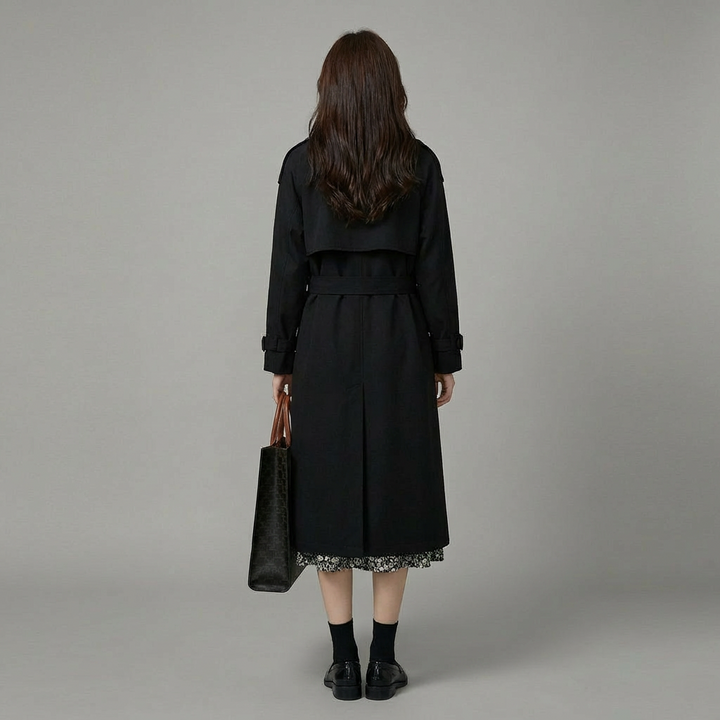 Yvette - Elegant Windbreaker Coat til Kvinder