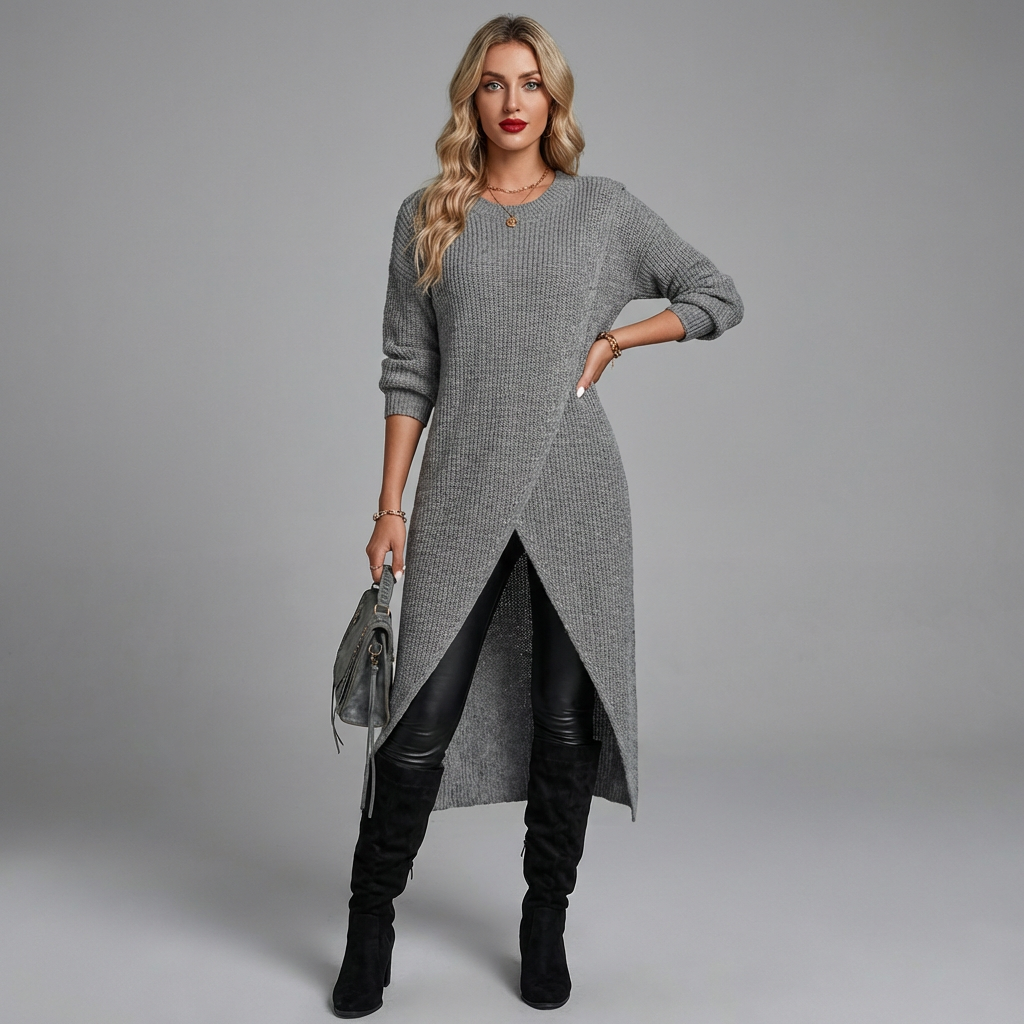 Stilfuld Sweater Kjole