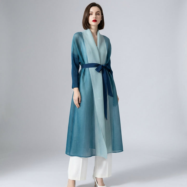Hiraya - Luksuriøs Langærmet Trenchcoat