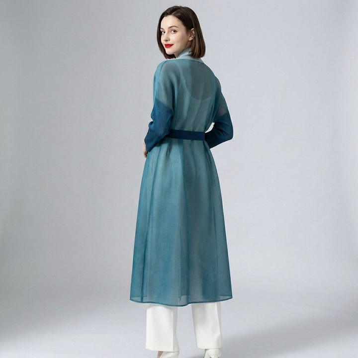 Hiraya - Luksuriøs Langærmet Trenchcoat