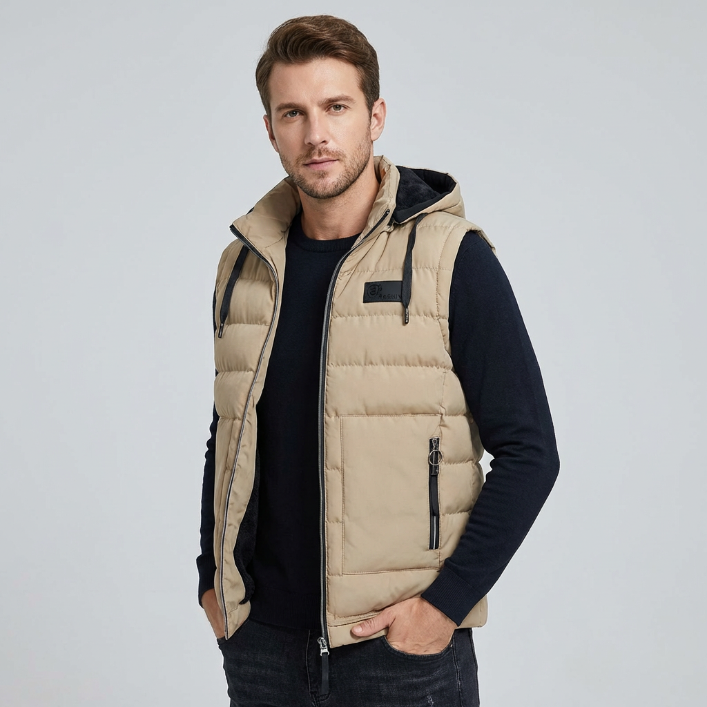 Polstret Bodywarmer til Mænd | Funktionel Komfort