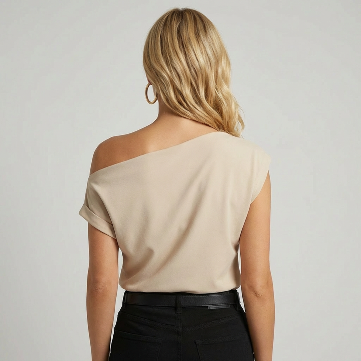 Off-Shoulder Top til Kvinder – Kortærmet Elegance