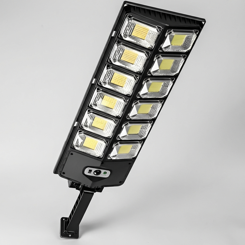 Udendørs LED solcellelampe