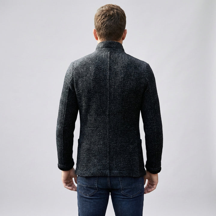 Herreblazer med knapper ned til skørtet