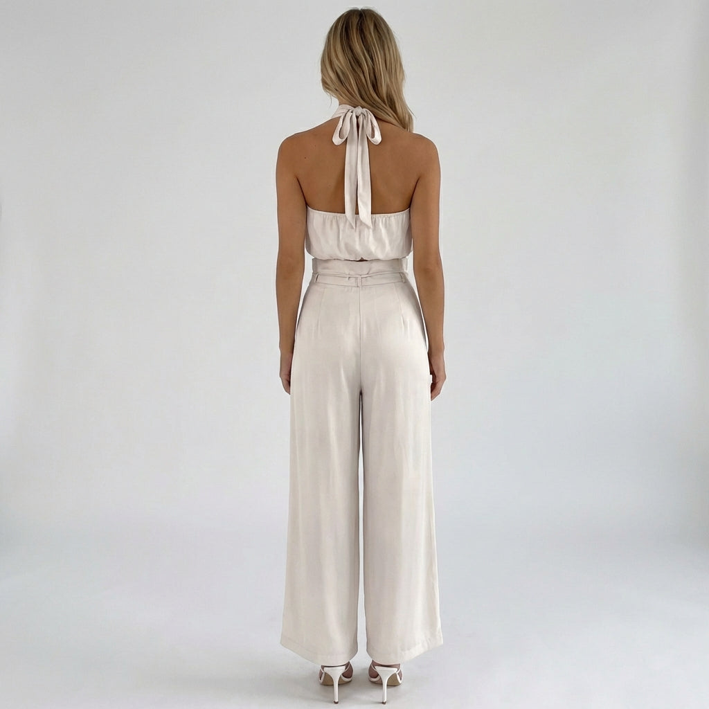 Dame sommerjumpsuit – minimalistisk design