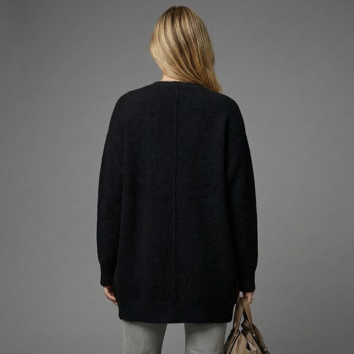 Elegant cardigan – raffineret striklag