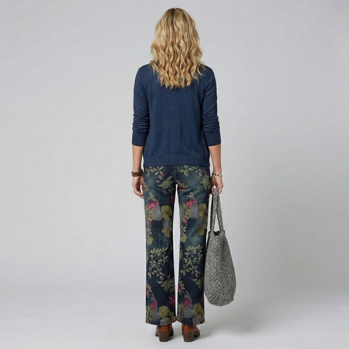 Dame Alistra Jeans – Blomsterprint
