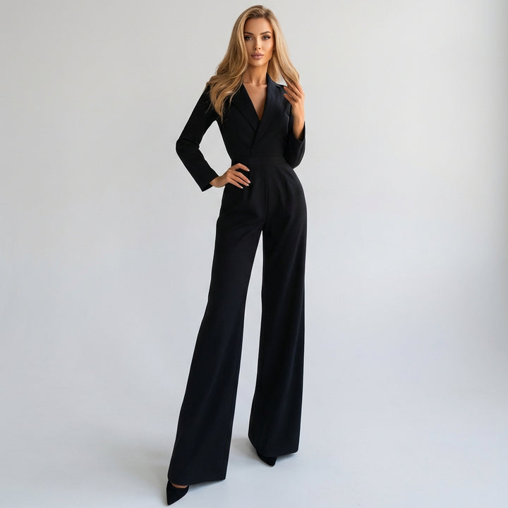 Jumpsuit med brede stropper – Ren heldragt
