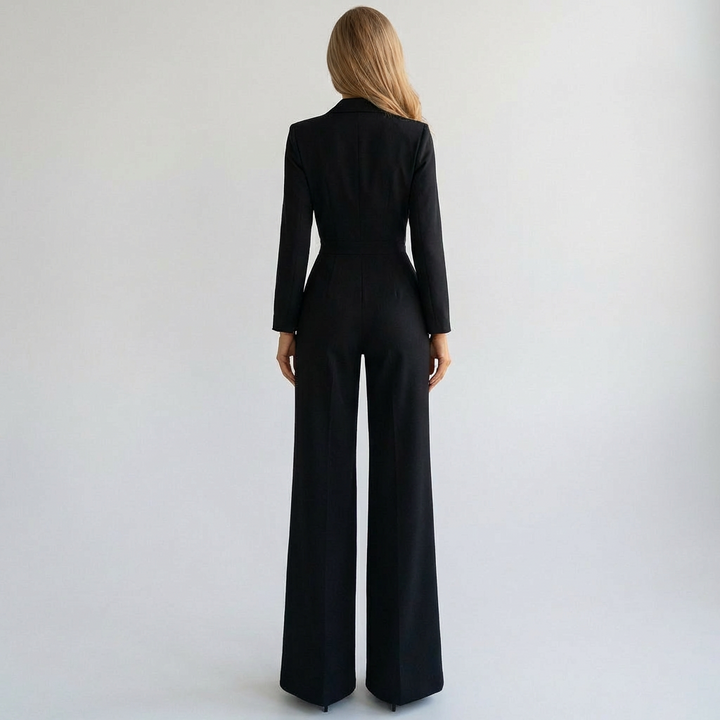 Jumpsuit med brede stropper – Ren heldragt