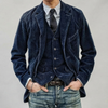 Stilfuldt vintage blazer- og veste-sæt