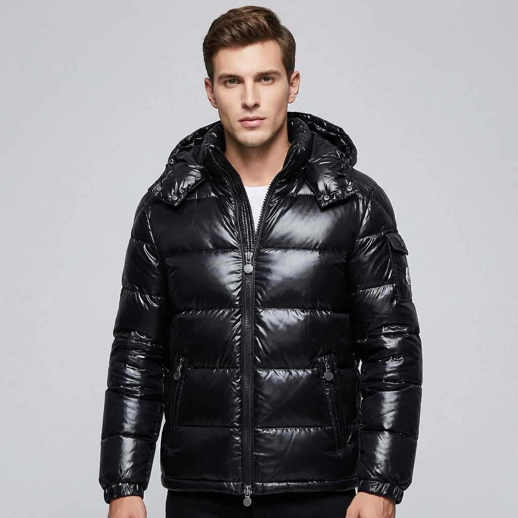 Unisex Puffer Jakke med Hætte Udsalgspris