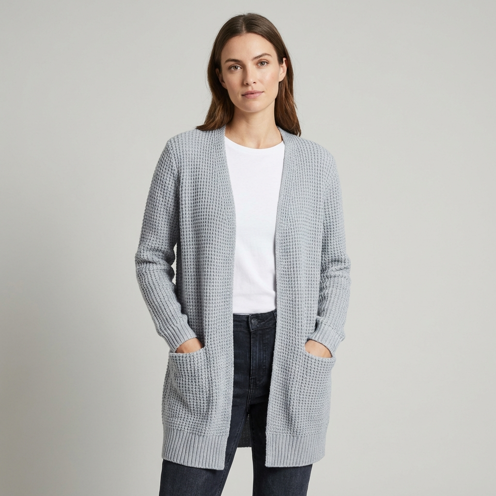 Langærmet cardigan til kvinder | Klassisk stil