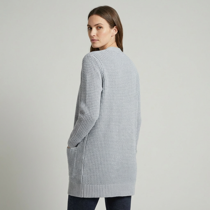 Langærmet cardigan til kvinder | Klassisk stil