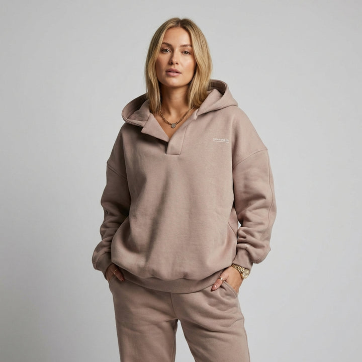 Moderne vinterhoodie til kvinder