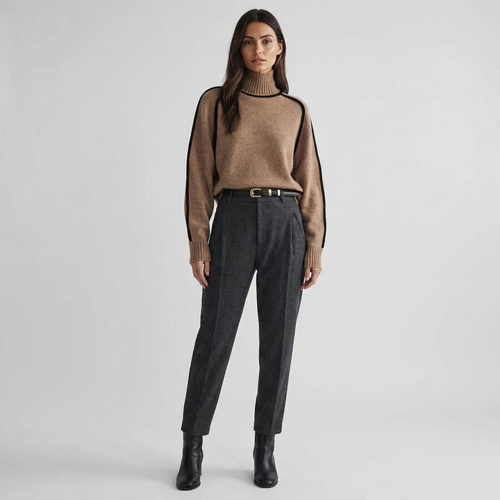 Luxe Cashmere Turtleneck Sweater