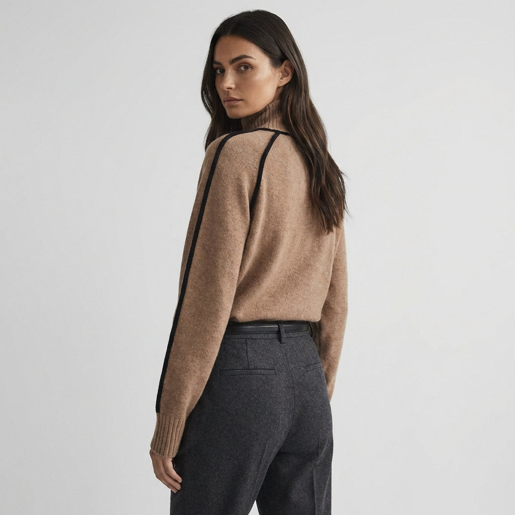 Luxe Cashmere Turtleneck Sweater