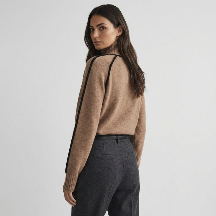 Luxe Cashmere Turtleneck Sweater