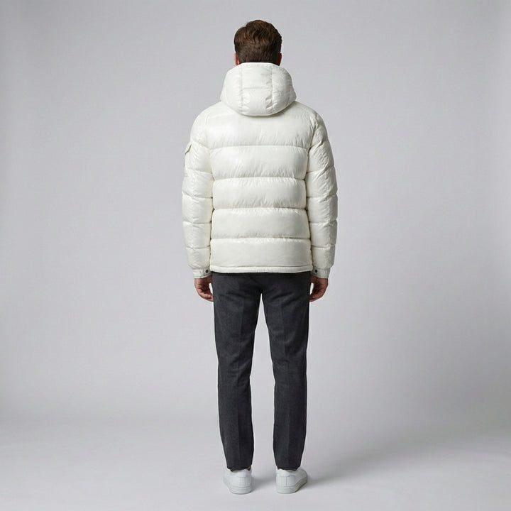 Herre Hætte Puffer Jakke