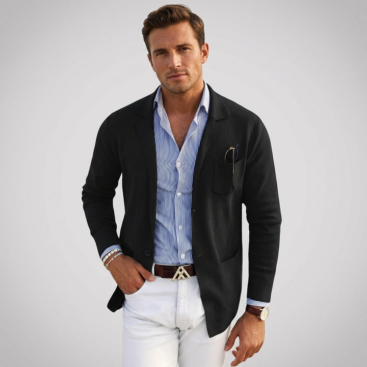 Herre Strikket Blazer