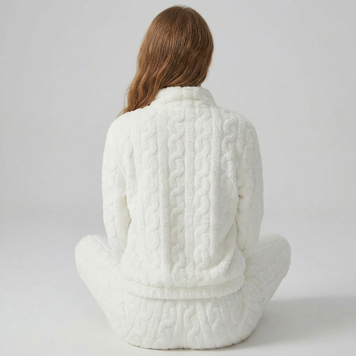 Kvinders Fleece Pyjamas Sæt