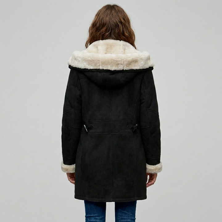 Kvinders Hættefrakke – Toggle Front Stil