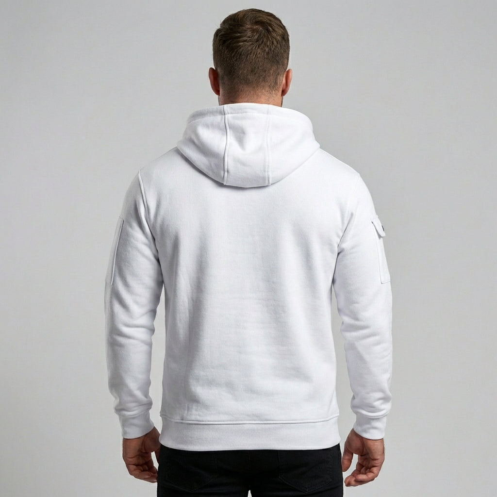 Herre Hoodie med Justerbar Hætte