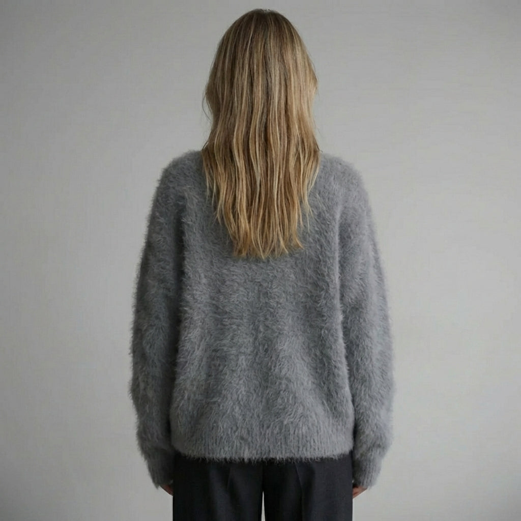 Finstrikket cardigan til kvinder