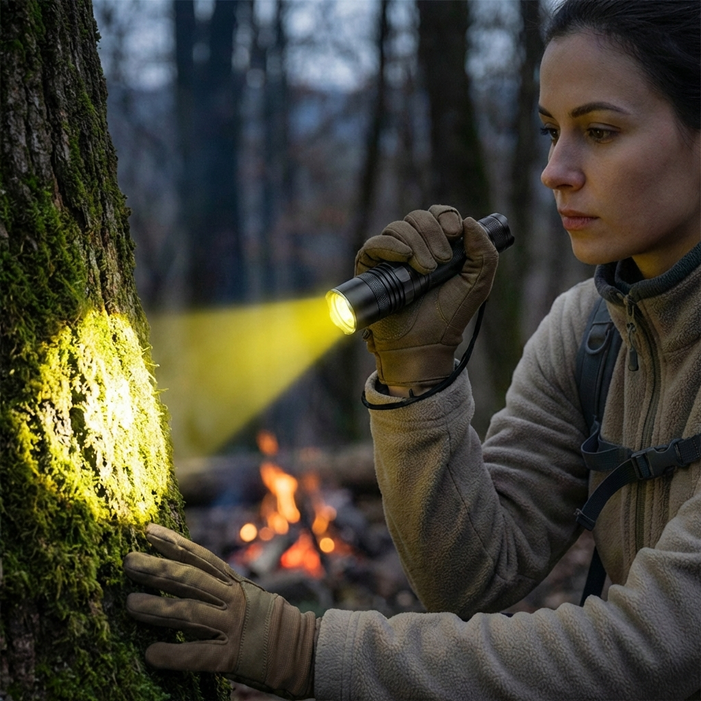 OutdoorHaven Militær Lommelygte – 5000 Lumen Taktisk Lygte