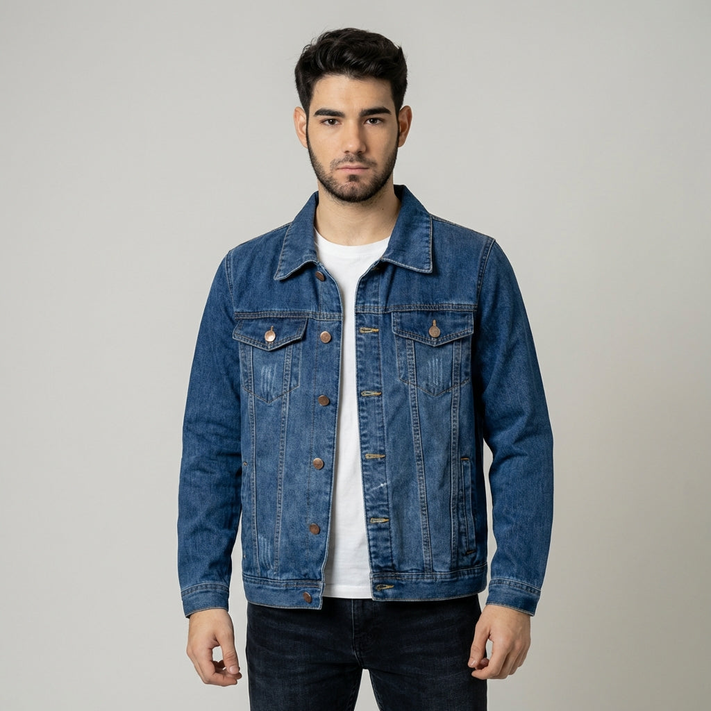 Klassisk denimjakke til mænd