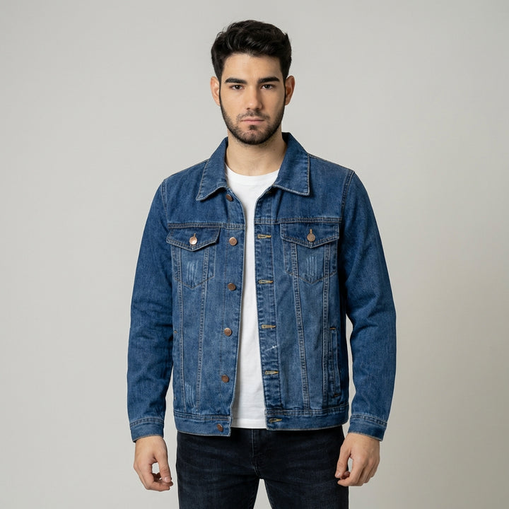 Klassisk denimjakke til mænd