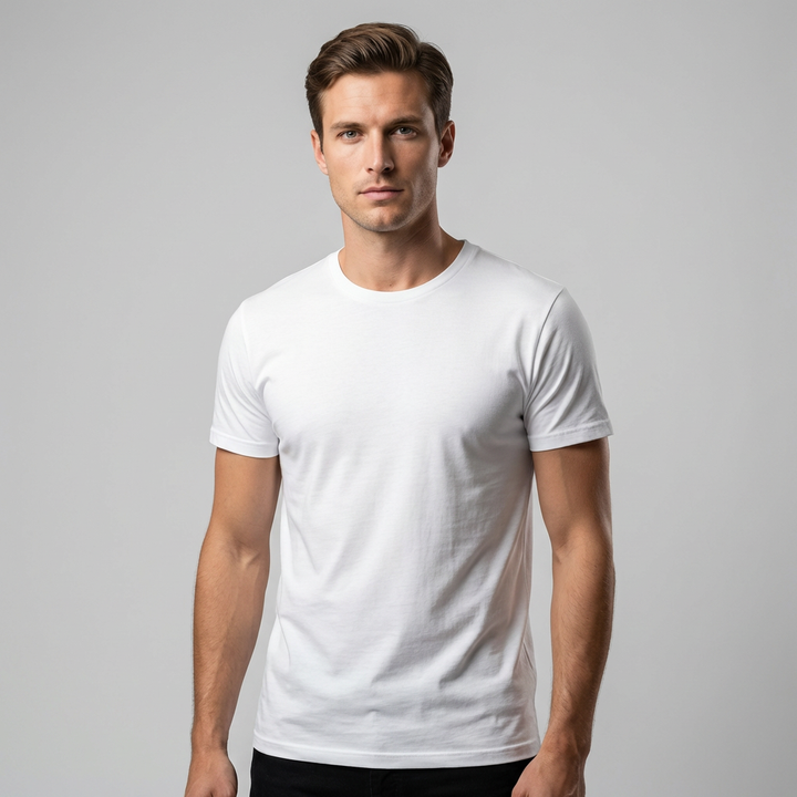 Herre Crew Neck T‑Shirt