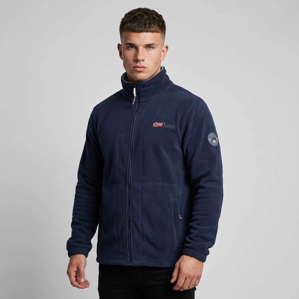 Casual outdoor-fleece til mænd