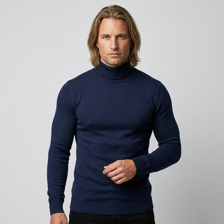 Rullekravesweater til mænd
