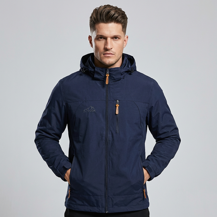 Vandtæt og vindtæt outdoor-jakke