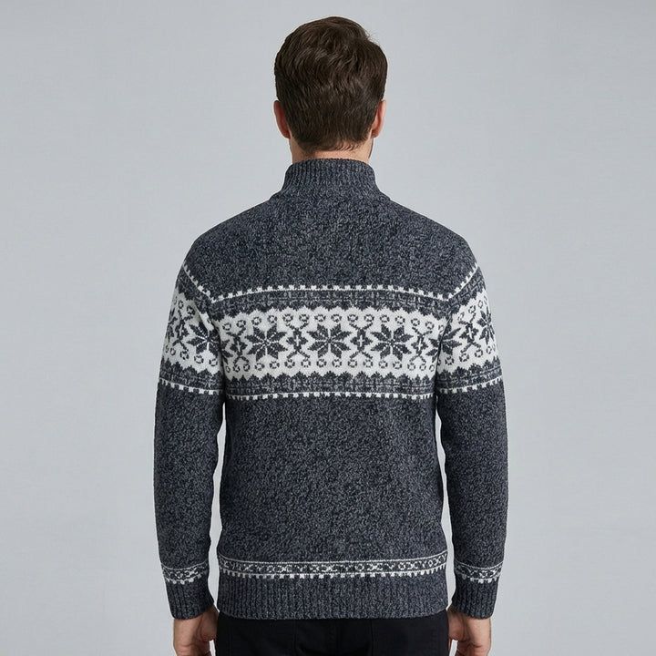 Herrestrikket cardigan