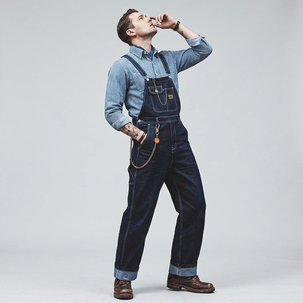 Indigo Denim Overalls