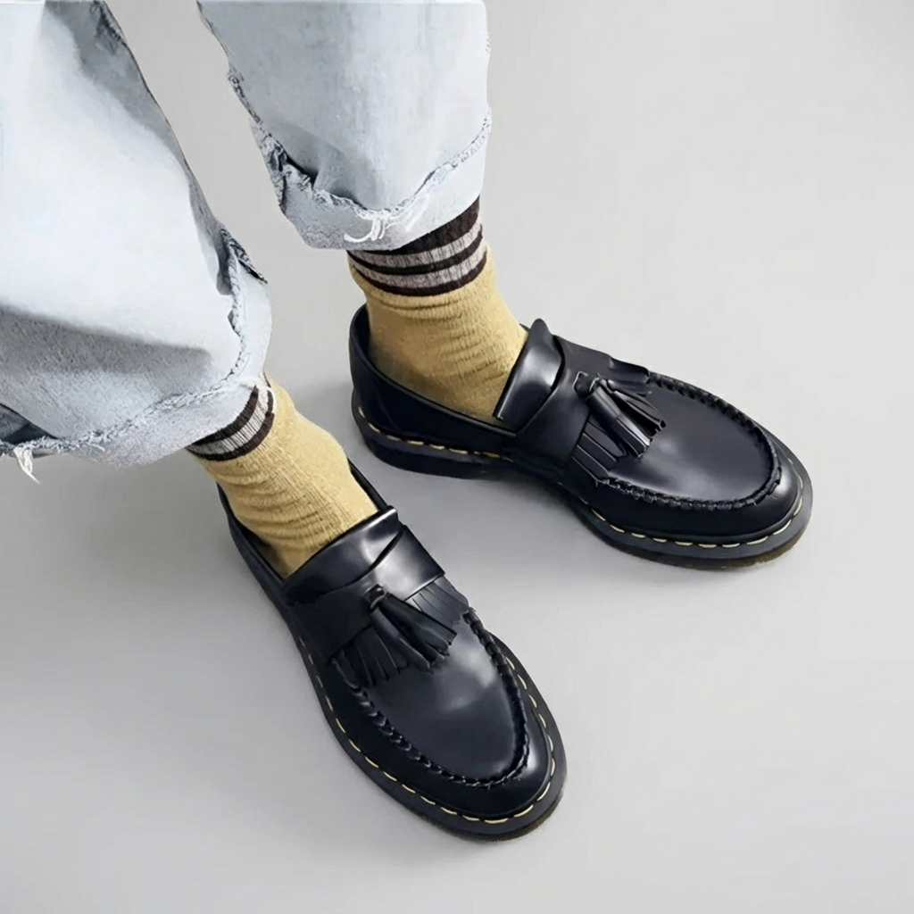 Klassiske kvastloafers